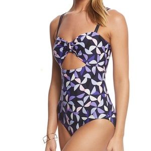 HP Kate Spade Spinner Swimsuit One Piece Cutout